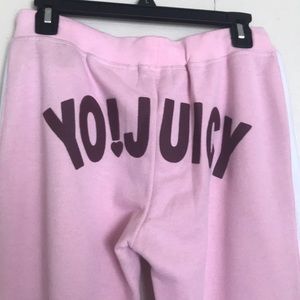 Women’s Pink Juicy Couture Track pants Size Large
